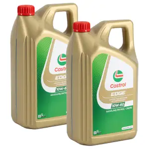 10L 10 Liter CASTROL EDGE 10W-60 Motor&ouml;l ACEA A3/B4 API SN/CF f&uuml;r BMW M VW 501.01 505.00