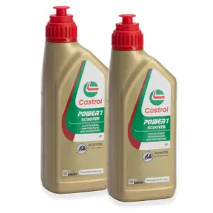 2L 2 Liter CASTROL POWER 1 SCOOTER 2T 2-TAKT Roller Motoröl Öl ISO-L-EGD JASO FD