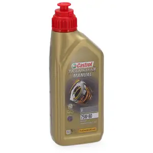 1L 1 Liter CASTROL TRANSMAX MANUAL 5 Schaltgetriebe&ouml;l 75W-80 API GL-4+ f&uuml;r AUDI TL52532