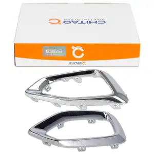 2x CHITAO Blende Rahmen Nebelscheinwerfer Chrom f&uuml;r MG HS (AS23) 1.5 EHS Hybrid