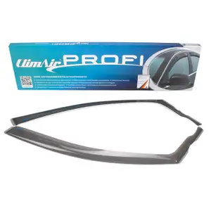 CLIMAIR Windabweiser Regenabweiser f&uuml;r VW Touran 1T mit ABE rauchgrau (1 Paar)