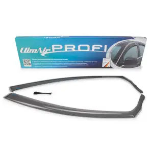 CLIMAIR Windabweiser Regenabweiser f&uuml;r VW Golf Plus mit ABE rauchgrau (1 Paar)