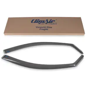 CLIMAIR Windabweiser Regenabweiser für SKODA OCTAVIA 3 mit ABE rauchgrau (1 Paar) vorne