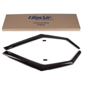 CLIMAIR Windabweiser Regenabweiser für SKODA Yeti 5L ab 09 mit ABE schwarz (1 Paar) vorne