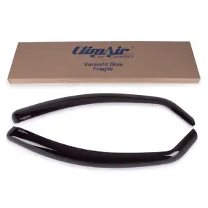 CLIMAIR Windabweiser Regenabweiser f&uuml;r DACIA Duster ab 2010 mit ABE schwarz 1 Paar vorne