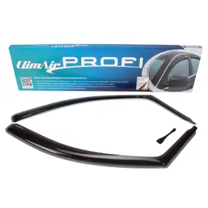 CLIMAIR Windabweiser Regenabweiser für MERCEDES V-Klasse W447 mit ABE schwarz (1 Paar)