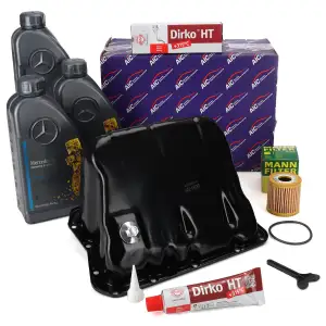 AIC &Ouml;lwanne MANN &Ouml;lilter + Dichtmasse + 3L ORIGINAL 5W40 Motor&ouml;l f&uuml;r SMART 450 451 0.6 0.7
