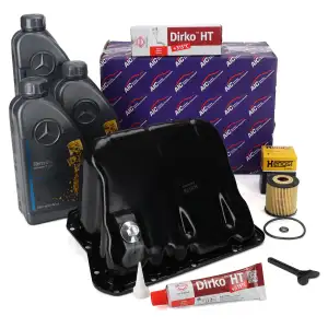 AIC &Ouml;lwanne HENGST &Ouml;lilter Dichtmasse + 3L ORIGINAL 5W40 Motor&ouml;l f&uuml;r SMART 450 451 0.6 0.7