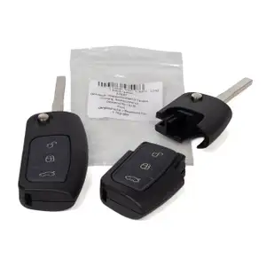 1x AIC Schlüsselgehäuse + Schlüsselrohling für FORD Fiesta 6 Focus C-Max/Focus 2 Mondeo 4