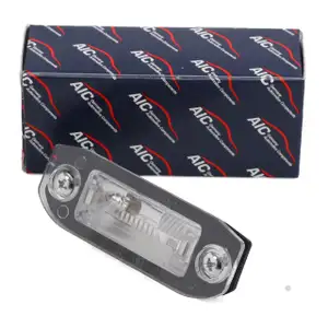 AIC Kennzeichenleuchte + Glühlampe für VOLVO C70 2 S40 2 S60 1 2 S80 2 2 3 XC60 XC70 1 2