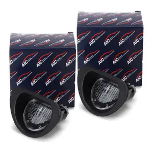 2x AIC 55772 Kennzeichenleuchte + W5W Glühlampe für PEUGEOT 107 CITROEN C1 PM PN 6340.E2