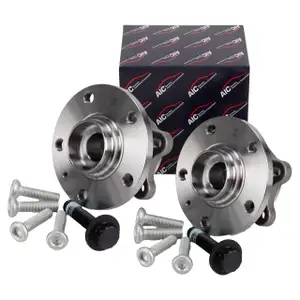 2x AIC 52561 Radnabe für VW Golf 5 6 Passat B6 B7 A1 A3 8P Q3 8U Leon Octavia vorne/hinten