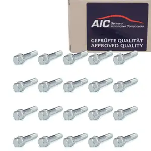 20x AIC Radschraube M12x15mm für MERCEDES W168 190 W201 W202 W203 W124 W210 R170