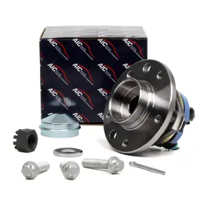 AIC Radnabe + Kappe f&uuml;r OPEL Astra G Zafira A 5-Loch mit ABS vorne 1603211/9117622