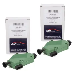 2x AIC Stellelement Zentralverriegelung für VW Transporter T2 T3 T4 4-Pin vorne 701959783A