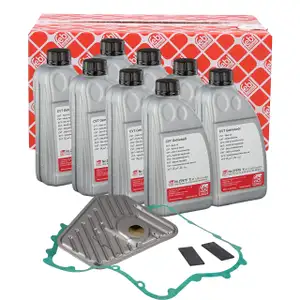 AIC Getriebefilter Satz + 8L febi Getriebe&ouml;l f&uuml;r AUDI A4 B6 B7 A6 C5 C6 A8 CVT-Getriebe