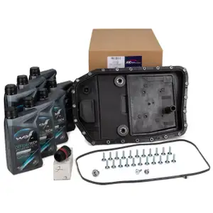 AIC &Ouml;lwanne Satz 6HP19 6HP21 Automatikgetriebe + 7L WOLF Getriebe&ouml;l f&uuml;r BMW E81-88 E90-93