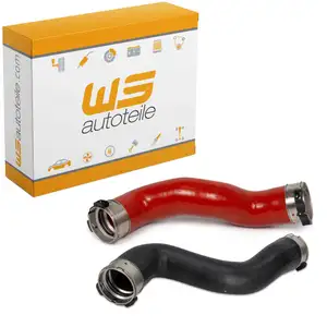 2x Ladeluftschlauch f&uuml;r MERCEDES-BENZ W204 S204 C204 C218 X218 W212 S212 220/250CDI OM651