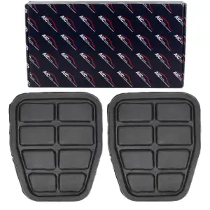 2x AIC Pedalgummi Brems- + Kupplungspedal f&uuml;r VW Golf 2 3 Passat Polo 6X0721173A 01C