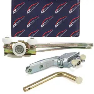 3x AIC Rollenf&uuml;hrung Schiebet&uuml;r f&uuml;r VW Multivan Transporter T4 rechts