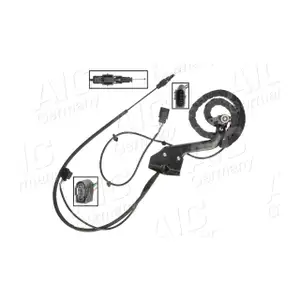 AIC 76108 Rollenf&uuml;hrung + Seilzug Schiebet&uuml;r f&uuml;r MERCEDES-BENZ Sprinter B906 unten rechts