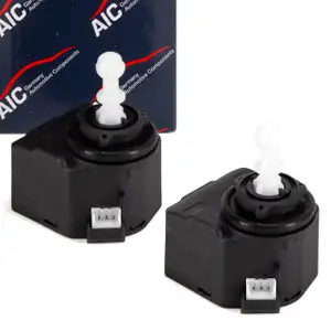 2x AIC 54695 Stellelement Leuchtweitenregulierung für AUDI MERCEDES OPEL PORSCHE SKODA VW