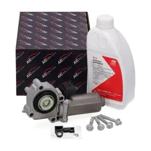 AIC Stellmotor Verteilergetriebe + 1L febi Getriebe&ouml;l f&uuml;r BMW X3 X5 ALLRAD Xdrive