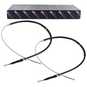 2x AIC 75307 Bremsseil Handbremsseil Feststellbremse f&uuml;r VW PR-0N4 hinten 5C0609721AH