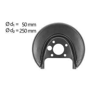 AIC Abdeckblech f&uuml;r AUDI A3 8L SKODA Octavia 1 VW Golf 4 SEAT hinten links 1J0615611D