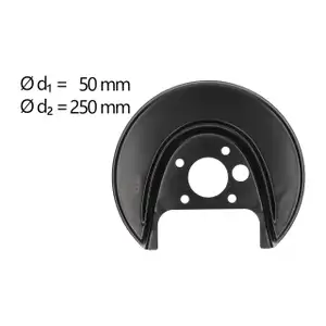 AIC Abdeckblech f&uuml;r AUDI A3 8L SKODA Octavia 1 VW Golf 4 SEAT hinten rechts 1J0615612D