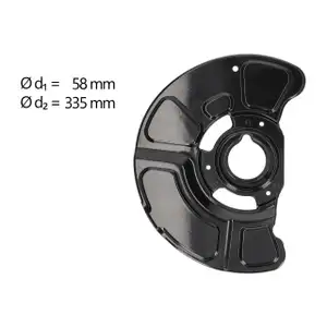 AIC Abdeckblech Ankerblech Bremsscheibe f&uuml;r MERCEDES-BENZ W212 S212 vorne links 2124201144