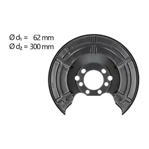 AIC Abdeckblech Ankerblech f&uuml;r OPEL Astra G H Combo Meriva A B Zafira A hinten 5464350