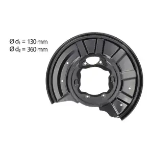 AIC Abdeckblech Ankerblech f&uuml;r MERCEDES W211 S211 X218 C218 C204 hinten rechts 2124202244