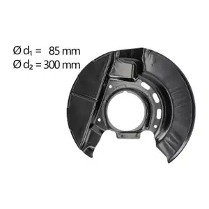 AIC Abdeckblech Ankerblech f&uuml;r BMW 3er E30 Z1 Roadster vorne links 34111154241