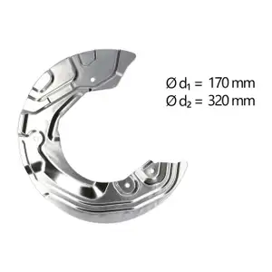 AIC Abdeckblech f&uuml;r BMW 1er E81-88 2er F45 F46 3er E90-93 Z4 E89 vorne links 34106762851