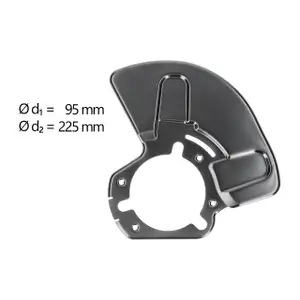 AIC Abdeckblech Ankerblech Bremsscheibe f&uuml;r OPEL Astra H Zafira B vorne rechts 13299340