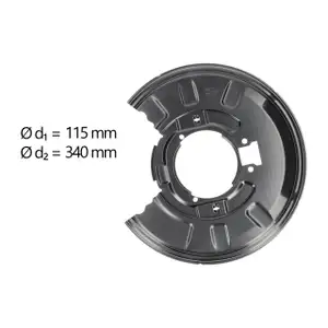 AIC Abdeckblech Ankerblech Bremsscheibe f&uuml;r BMW 3er E46 X3 E83 hinten rechts 34211166108