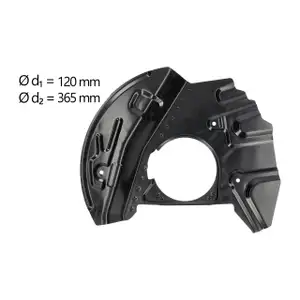 AIC Abdeckblech Ankerblech Bremsscheibe f&uuml;r BMW X5 E83 3.0-4.8 vorne links 34116756901