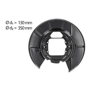 AIC Abdeckblech Ankerblech Bremsscheibe f&uuml;r BMW X5 E83 3.0-4.8 hinten rechts 34216750386