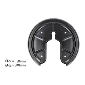 AIC Abdeckblech Ankerblech Bremsscheibe f&uuml;r PORSCHE 356 Hinterachse 69535280110