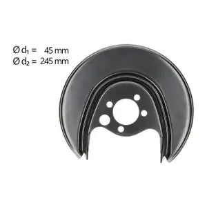 AIC Abdeckblech Ankerblech f&uuml;r VW Caddy 2 Polo 6N SEAT Ibiza 2 hinten links 6N0615611