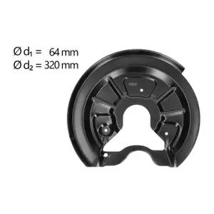 AIC Abdeckblech f&uuml;r VW Golf 6 AUDI A3 8P SEAT SKODA Octavia 2 hinten links 1T0615611B