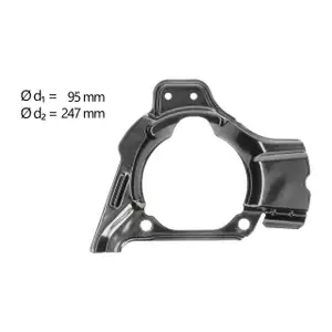 AIC Abdeckblech Ankerblech f&uuml;r ALFA ROMEO 145 146 155 FIAT Punto LANCIA Y vorne links