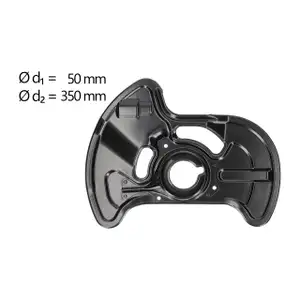 AIC Abdeckblech Ankerblech f&uuml;r MERCEDES W204 S04 C204 A207 R172 vorne links 2044202544