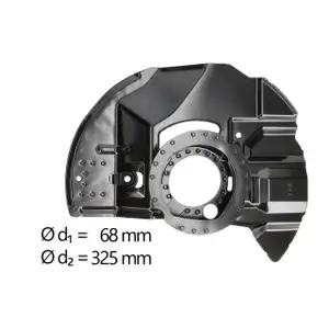 AIC Abdeckblech Ankerblech f&uuml;r BMW 3er E46 316-328 Z4 E85 vorne rechts 34116750130