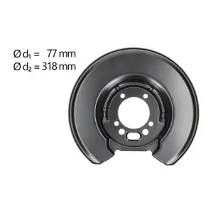 AIC Abdeckblech f&uuml;r VOLVO 740 760 940 1 2 960 1 2 ohne aktive Stabilisatorregelung hinten