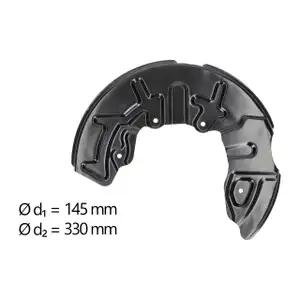 AIC Abdeckblech Ankerblech Bremsscheibe f&uuml;r AUDI A4 B6 B7 vorne rechts 8E0615312A