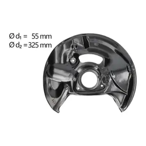 AIC Abdeckblech Ankerblech f&uuml;r MERCEDES W202 S202 W210 S210 R170 vorne rechts 2104211120