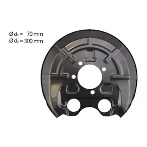 AIC Abdeckblech Ankerblech Bremsscheibe f&uuml;r OPEL Signum CC Vectra C hinten rechts 13168749