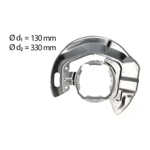 AIC Abdeckblech Ankerblech Bremsscheibe f&uuml;r BMW 5er E39 535/540i vorne rechts 34111162570